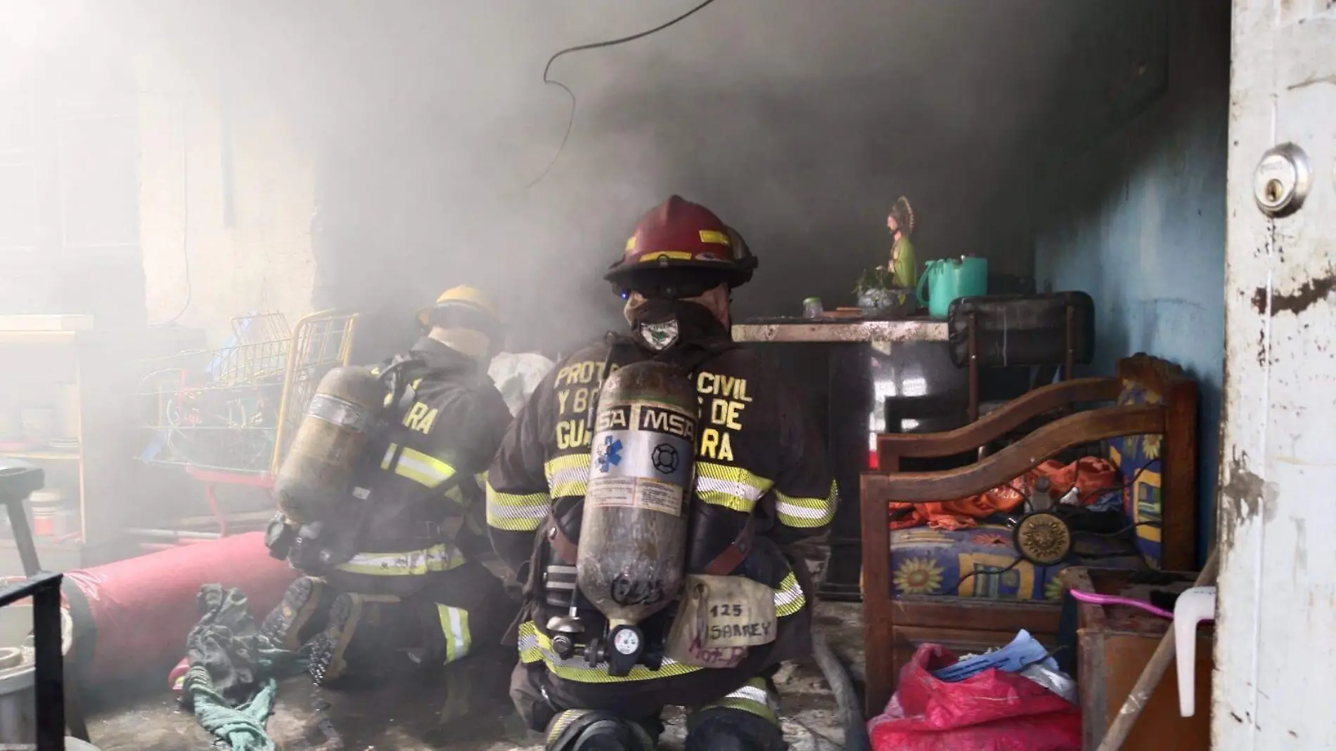 Muerte hombre incendio Guadalajara